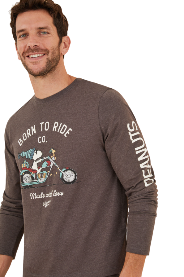 Motorcycle Snoopy pattern