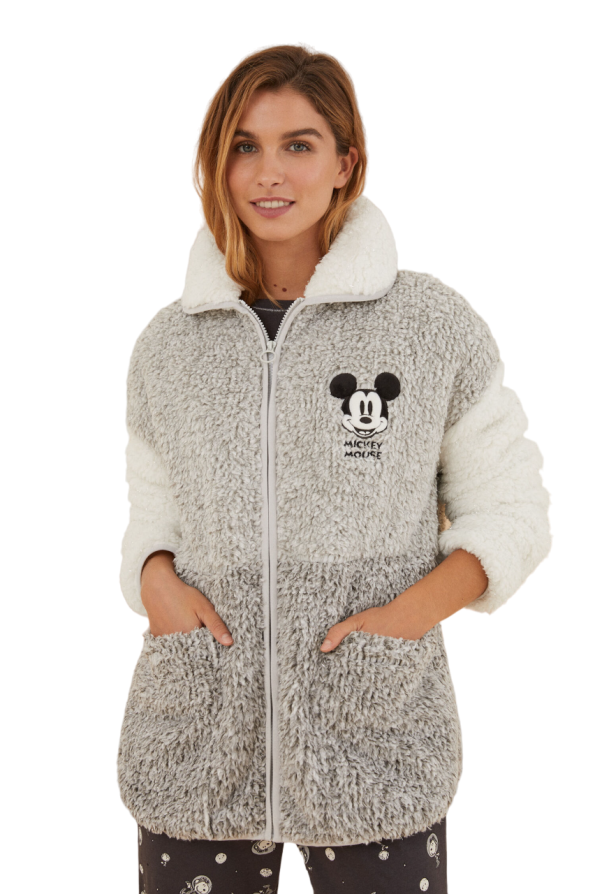Mickey Mouse short fluffy fur robe