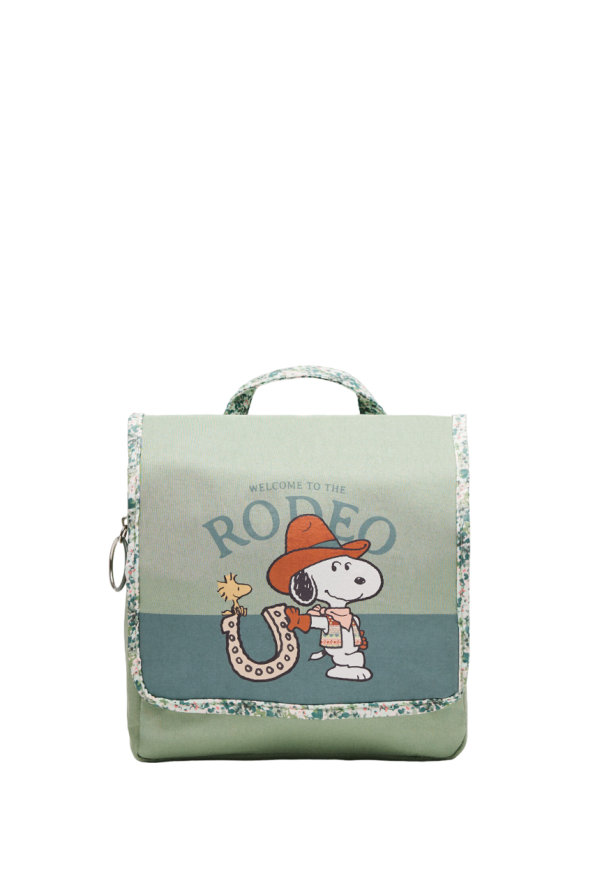 Snoopy cowboy interior hanger toiletry bag