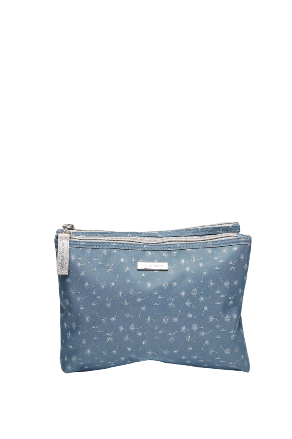 Medium double compartment toiletry bag