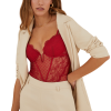 Plumeti lace bodysuit