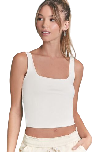 Contour Sculpt Cropped Tank Top