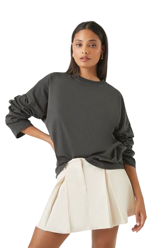 Drop-Sleeve Crew Top