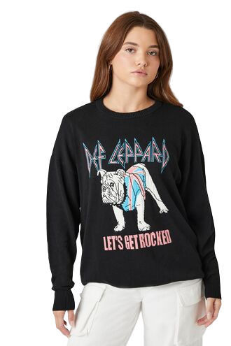 Def Leppard Graphic Sweater