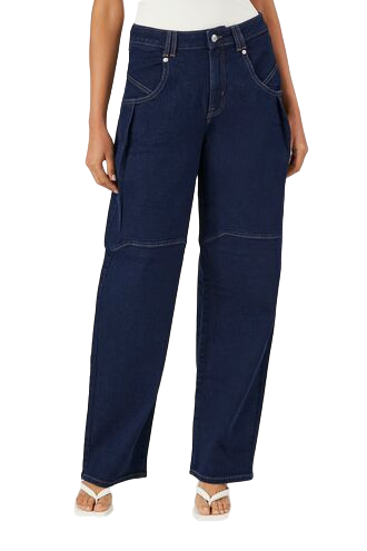 Baggy Mid-Rise Jeans