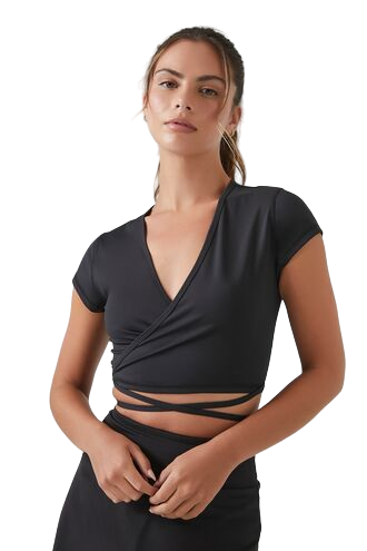 Active Wraparound Crop Top