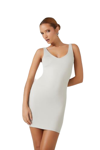 V-neck Bodycon Dress