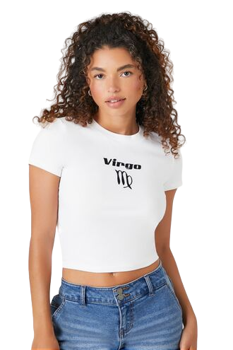 Cropped Virgo Graphic Tee