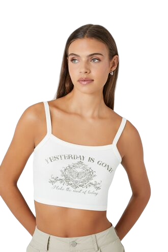 Cropped Graphic Cami