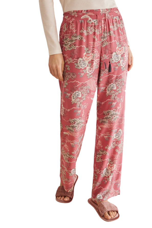 Long cherry pants