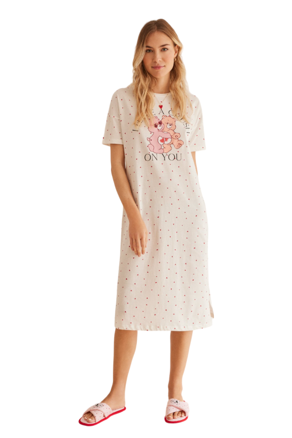 cotton Care Bears nightgown