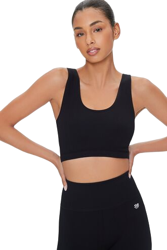 Seamless Ribbed Sports Bra