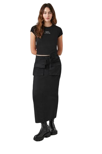 Cargo Midi Skirt