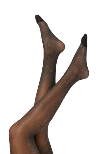 Sheer Glitter Knit Tights