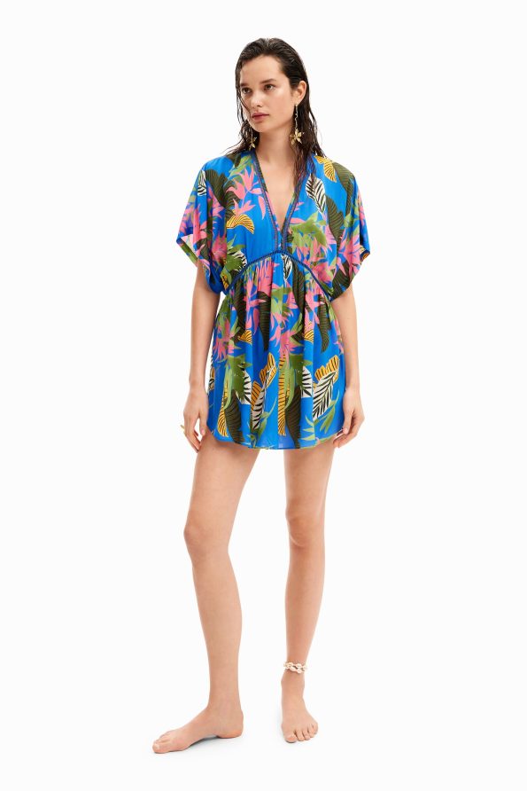 Tropical tunic dress