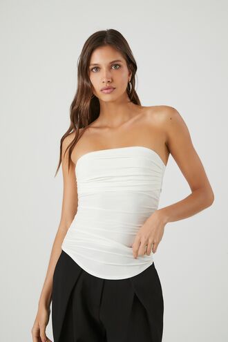 Ruched Tube Top