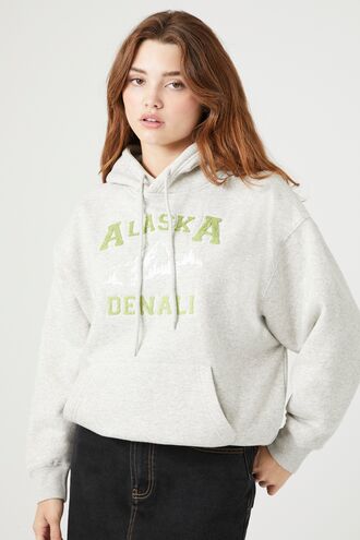 Fleece Alaska Graphic Hoodie