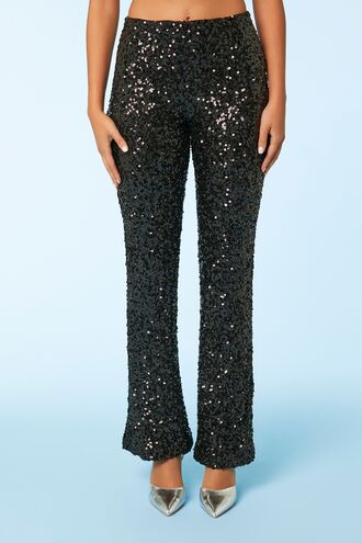 Sequin Flare Pants