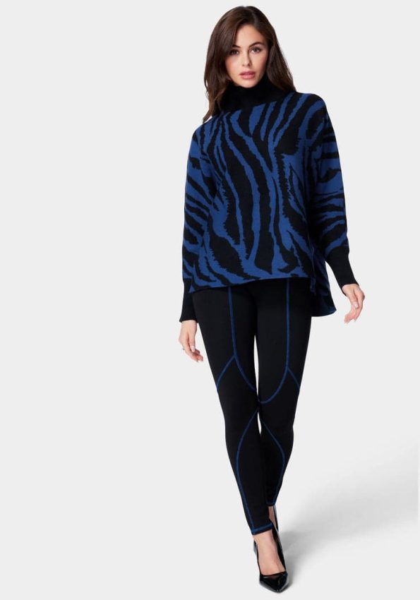 OVERSIZED JACQUARD PATTERNED SWEATER