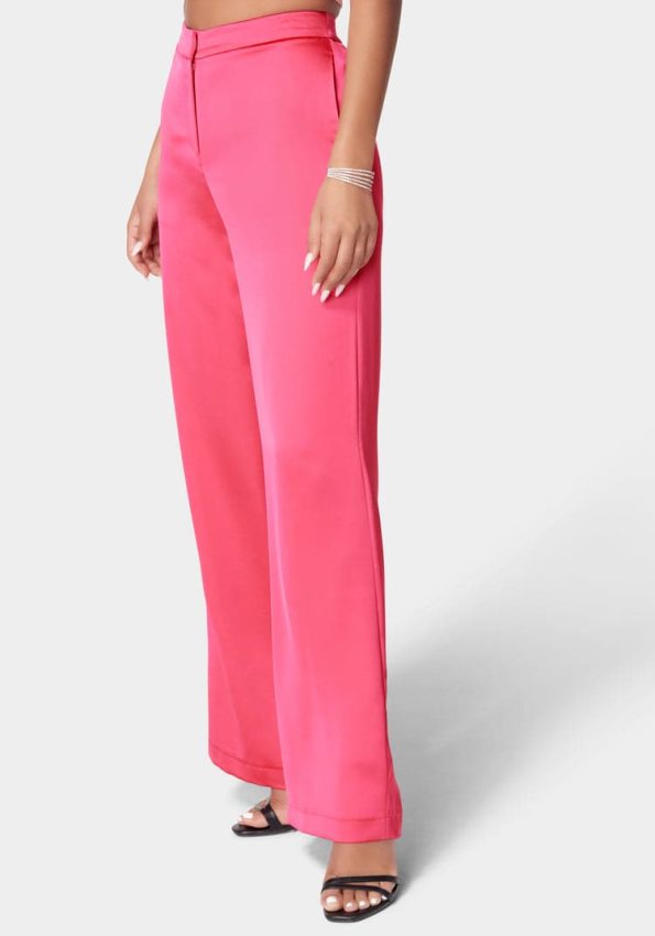 SATIN WIDE LEG PANT