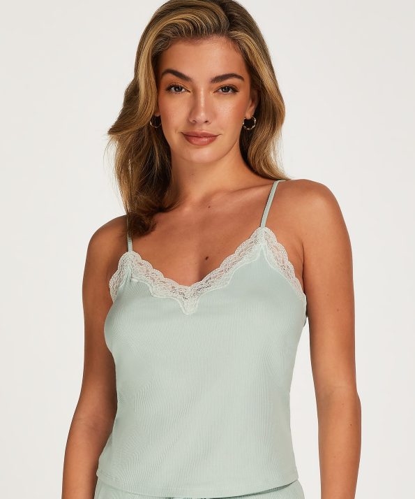 Cami Rib Lace Top