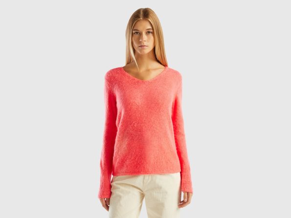 REGULAR FIT MOHAIR BLEND SWEATER