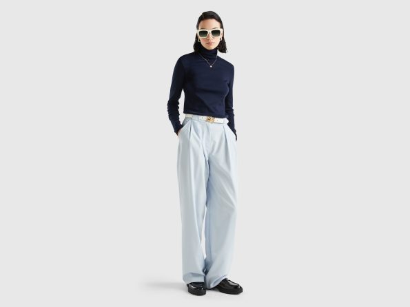 HIGH-WAISTED TROUSERS