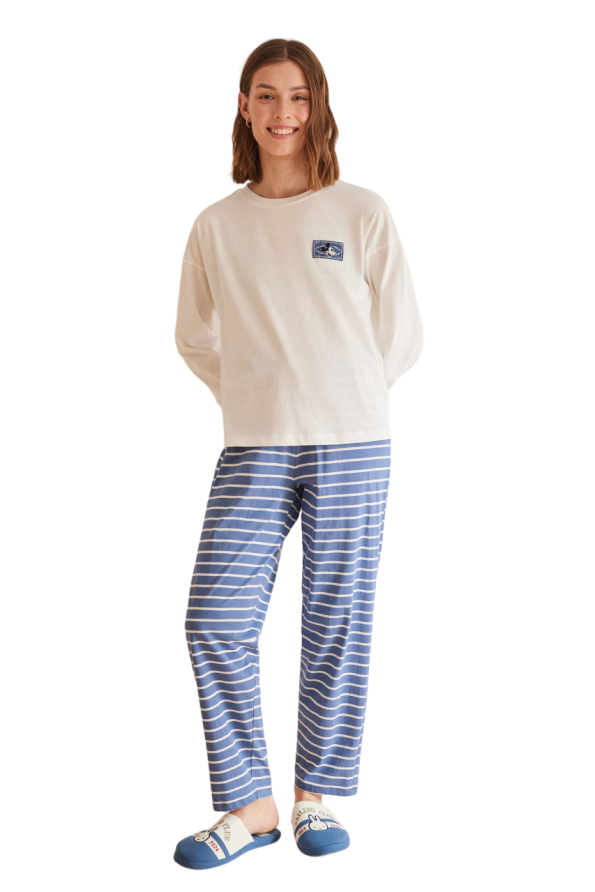 Striped Mickey pajamas