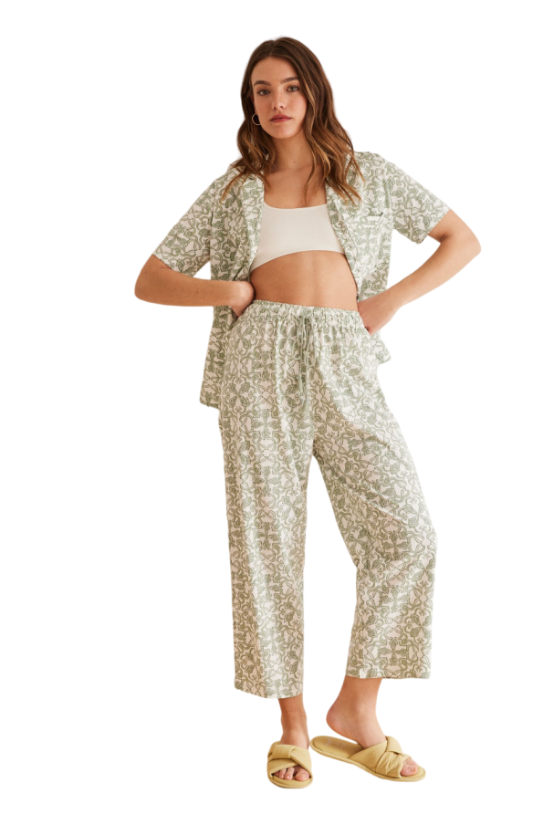 cotton Snoopy shirt pajamas