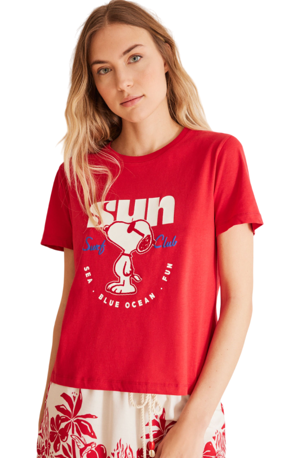 cotton Snoopy t-shirt