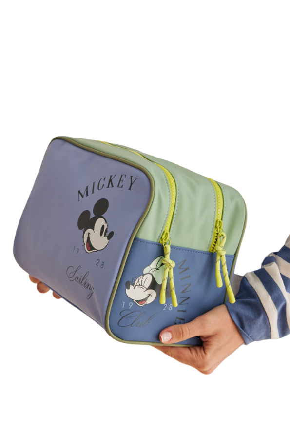 Large Mickey & Minnie Mouse toiletry bag