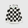 Long sleeve sweatshirt in pure cotton with hood