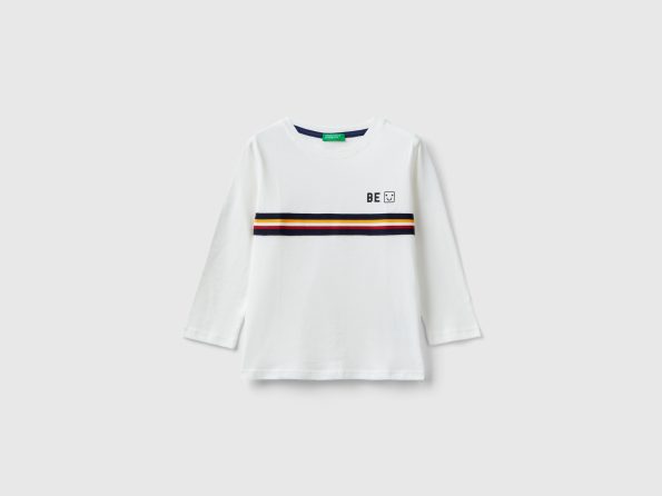 T-SHIRT WITH RIBBED BAND