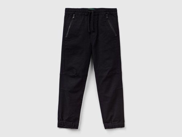 JOGGERS IN STRETCH COTTON