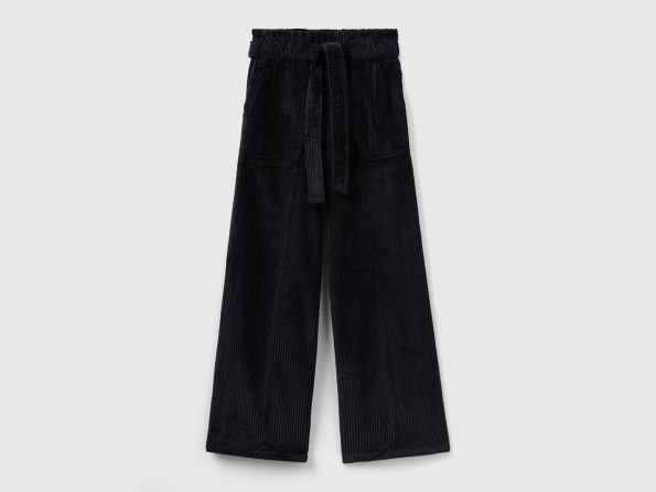 CORDUROY PALAZZO TROUSERS