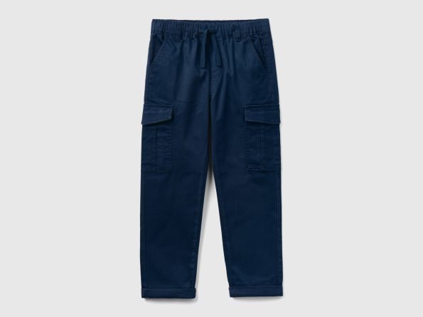 STRAIGHT LEG CARGO TROUSERS