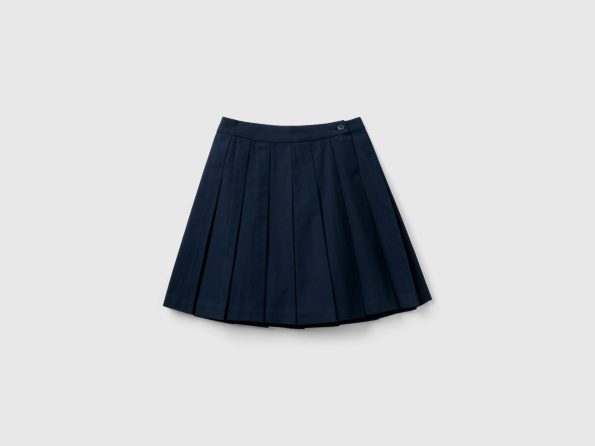 PLEATED SKIRT IN FLANNEL