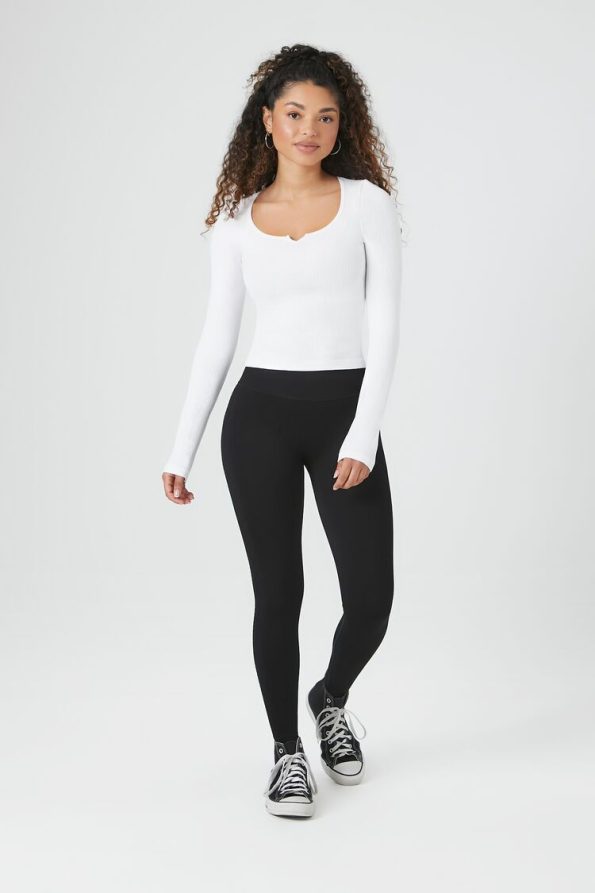 Seamless Mid-Rise Leggings