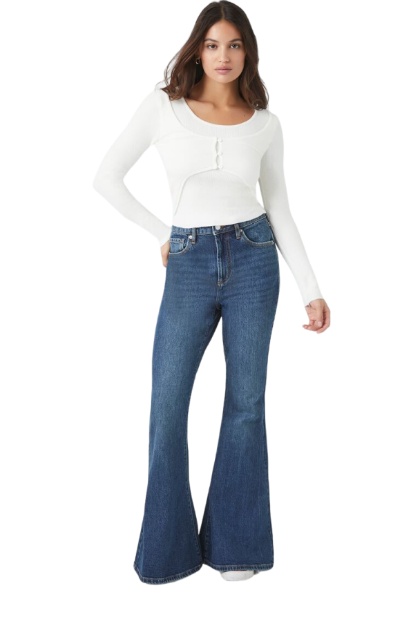 Flare High-Rise Jeans