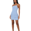 One-Shoulder Pocket Mini Dress