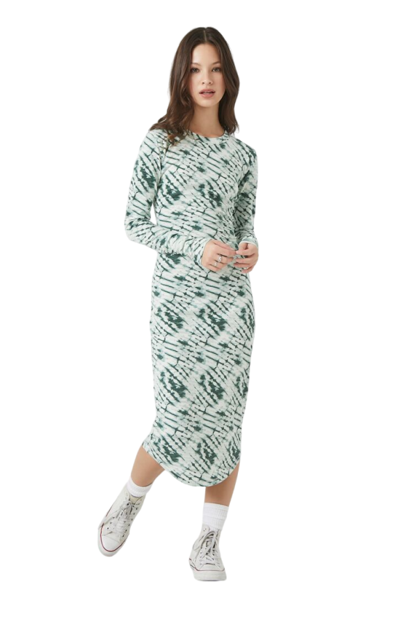 Tie-Dye Midi Dress