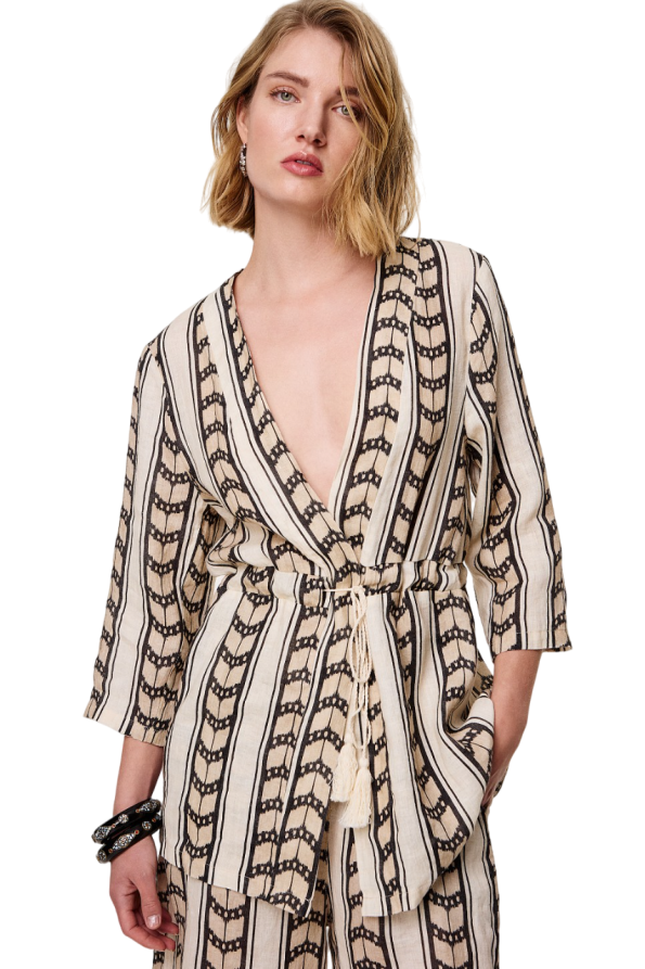 Printed kaftan