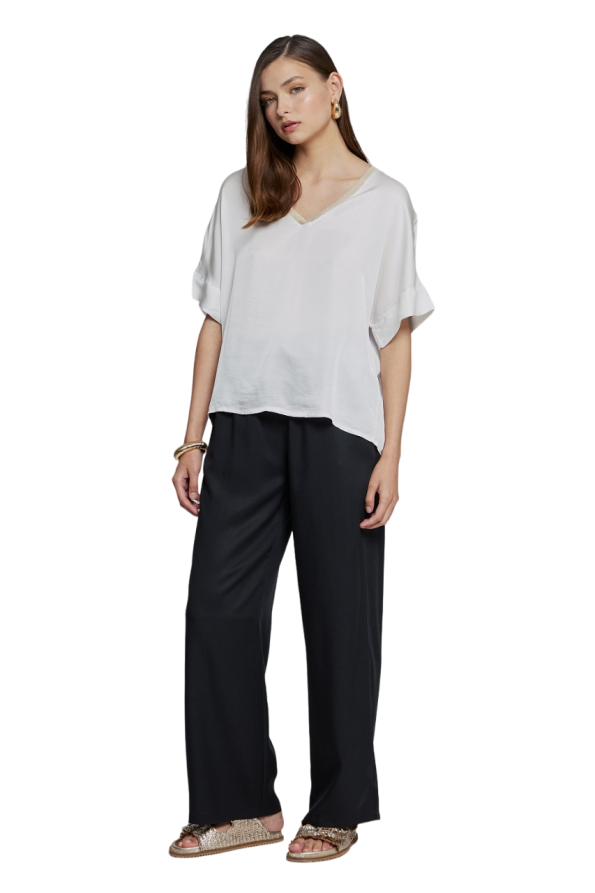 Trousers with elasticated waist