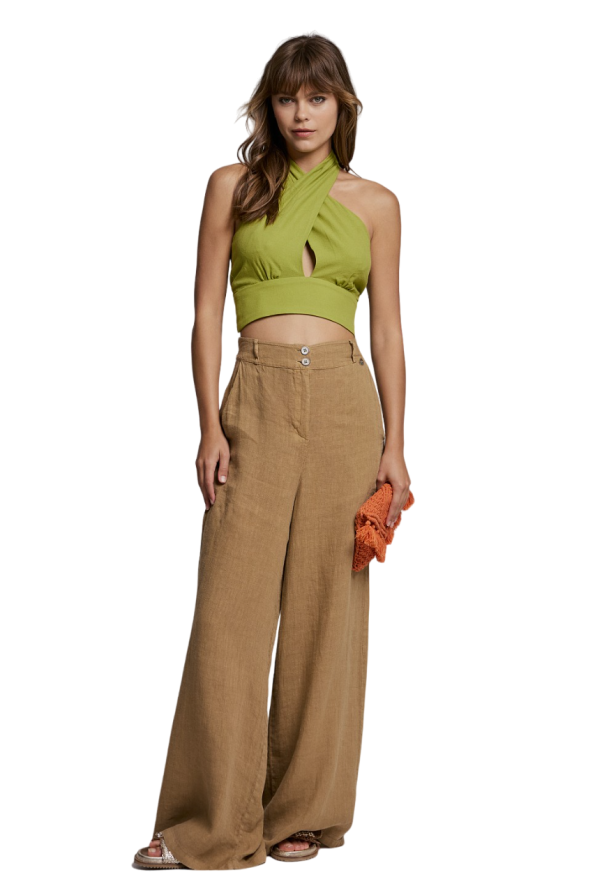 Halter crop top