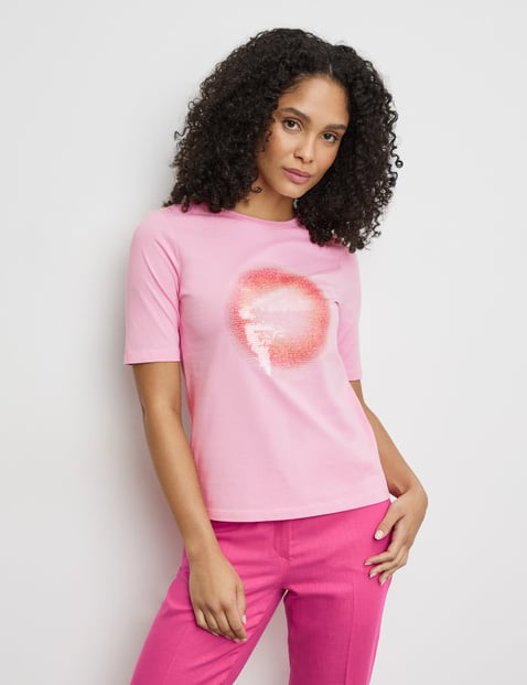 Sustainable T-shirt with sequins