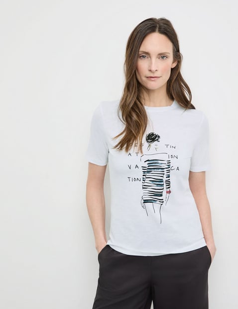 Sustainable T-shirt with a front print