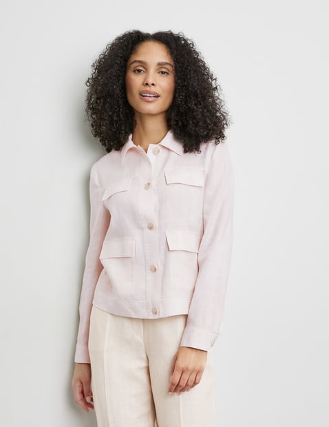 Linen blazer jacket
