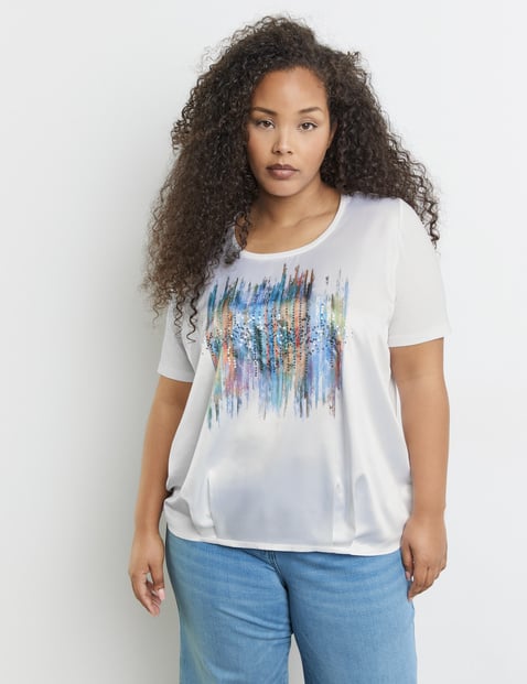 Top with a satin front