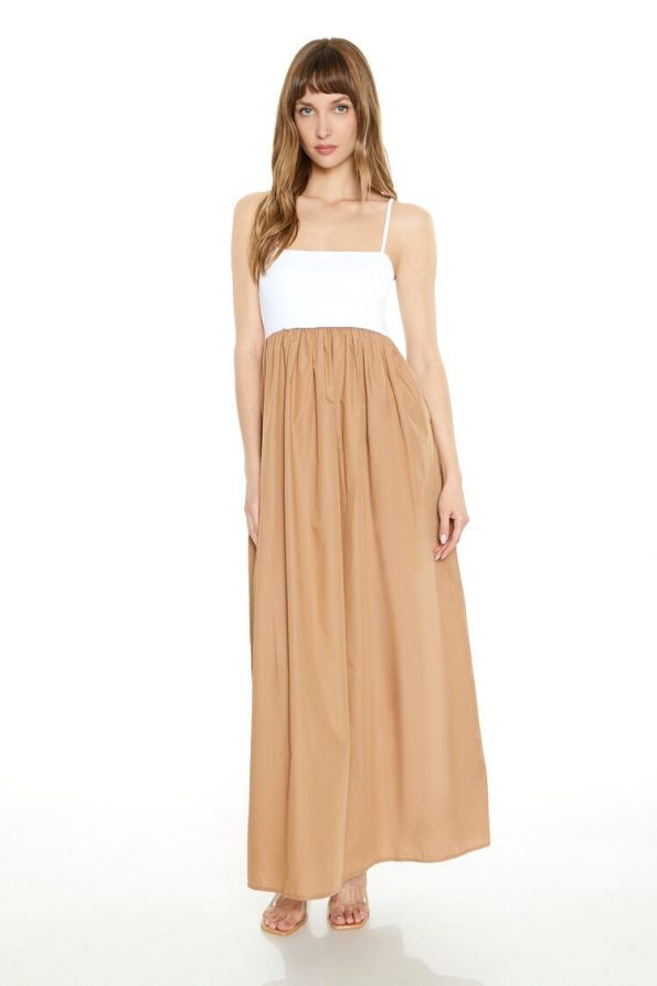 Colorblock Cami Maxi Dress