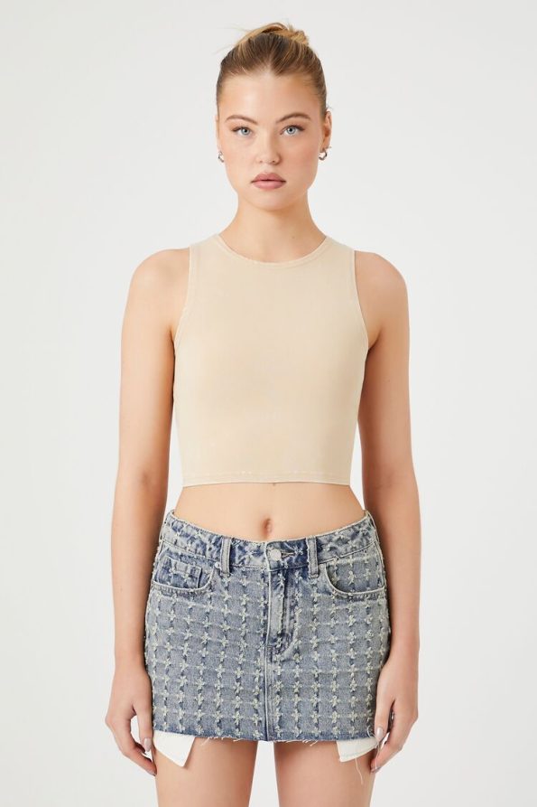 Mineral Wash Crop Top